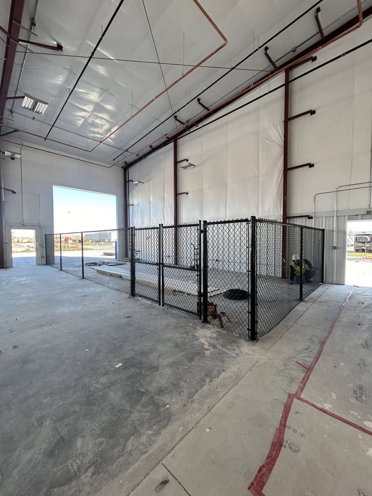 Chain Link fencing installation