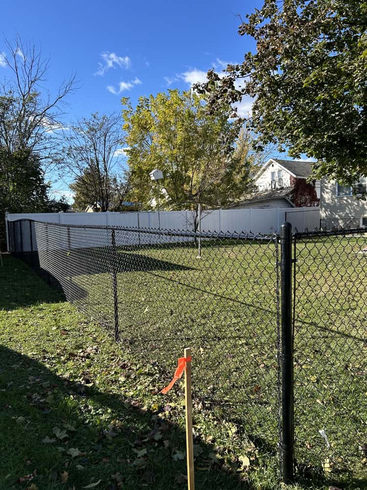 Chain Link fencing installation