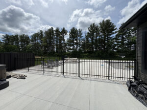 Ornamental pool fencing