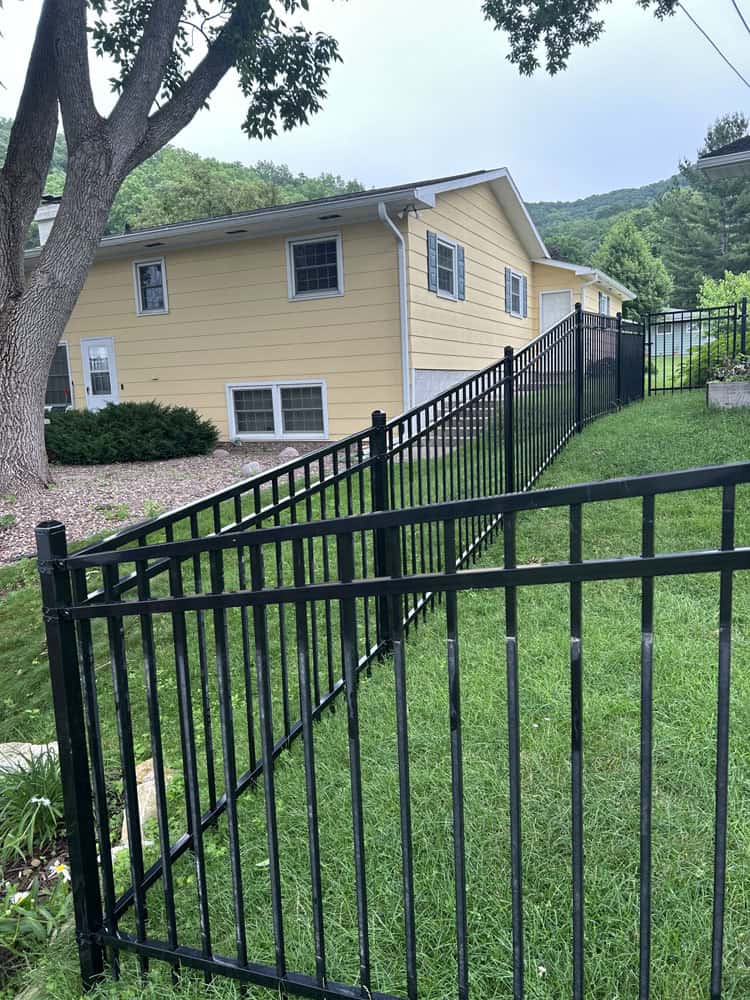 ornamental fencing installation