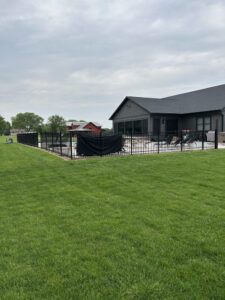 ornamental fencing installation